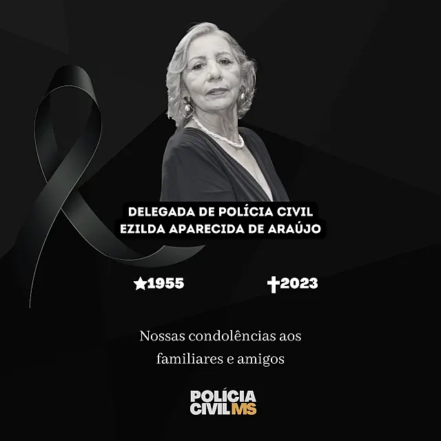 Polícia Civil comunica nota de pesar após assassinato de delegada aposentada