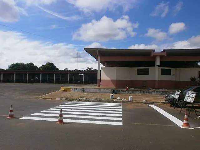 Núcleo de Trânsito implanta travessia de pedestres próximo à Rodoviária