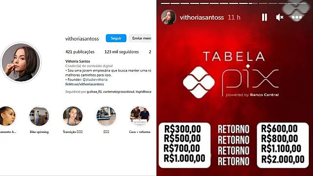 Perfil de 123 mil seguidores de influencer de Aquidauana é hackeado