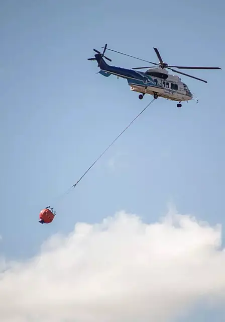 Helicóptero será reforço no combate aos incêndios no Pantanal