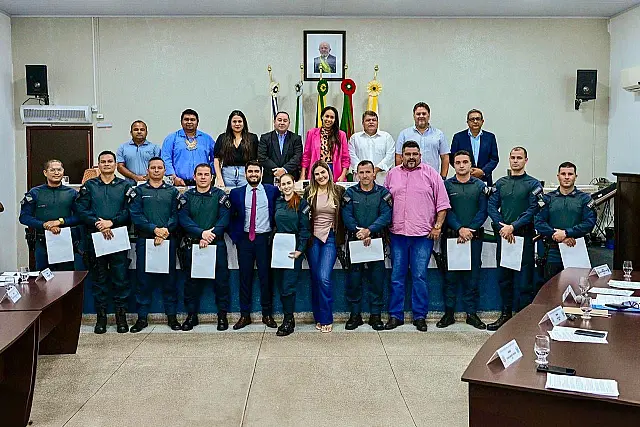 PM de Miranda são homenageados com moção de aplausos na Câmara Municipal