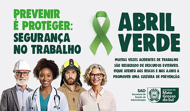 Governo do Estado lança campanha "Abril Verde"