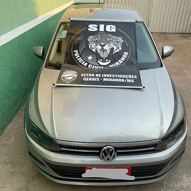 Policiais civis encontram automóvel roubado escondido em aldeia
