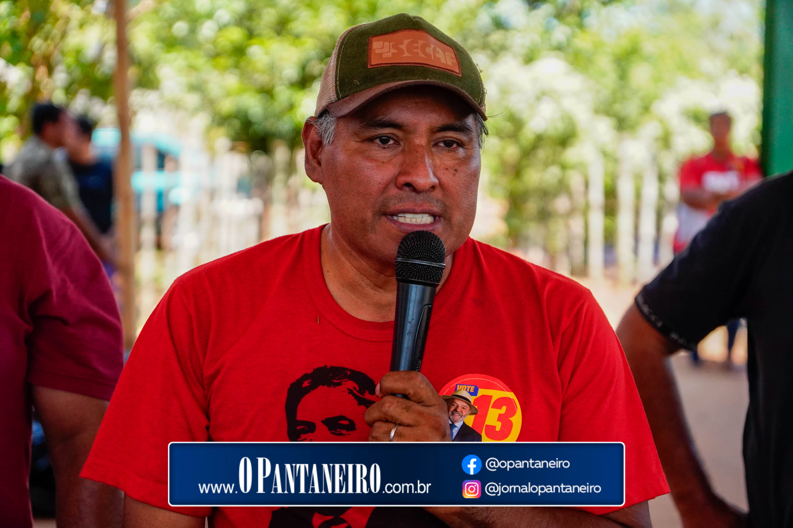 Carreata do Lula em Nioaque - Brejão e cidade O Pantaneiro