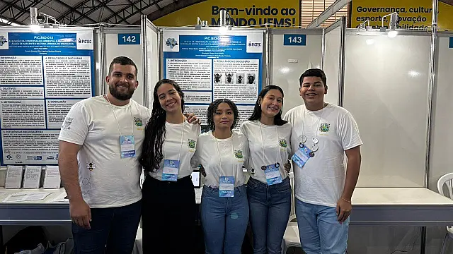 Jovens de Aquidauana brilham na maior feira científica de MS