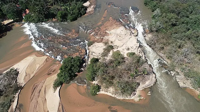 PMA utiliza drone para monitorar cardumes no rio Coxim e Taquari