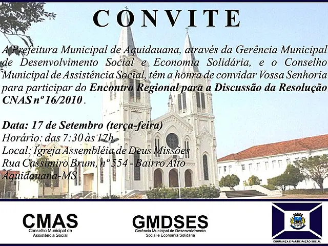 Aquidauana sedia Encontro Regional dos Conselhos de Assistência Social