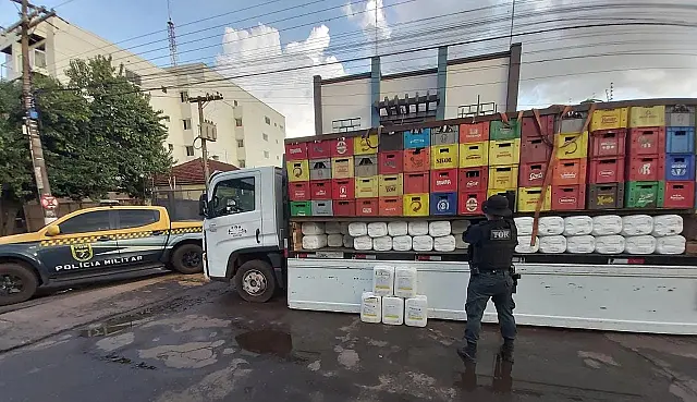 PMR apreende caminhão carregado de agrotóxico