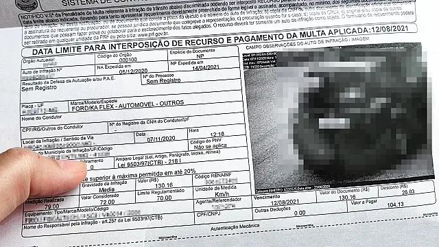 Moradora do bairro São Francisco tem placa do carro clonada e recebe multa de SP