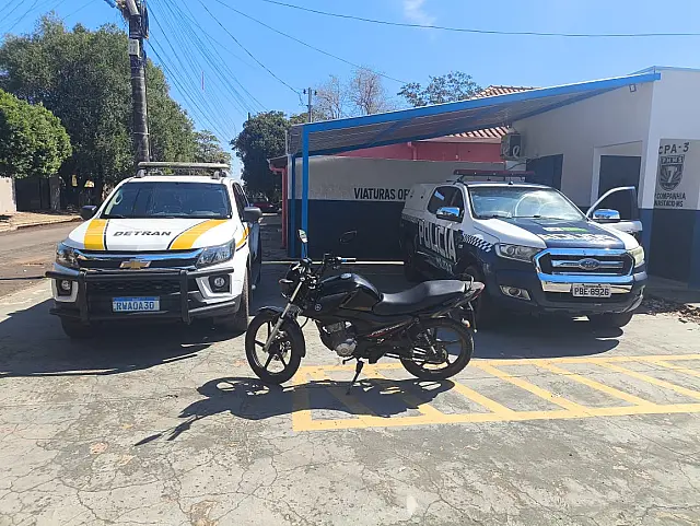 Motocicleta "dublê" é localizada em menos de 24h e foragido é preso