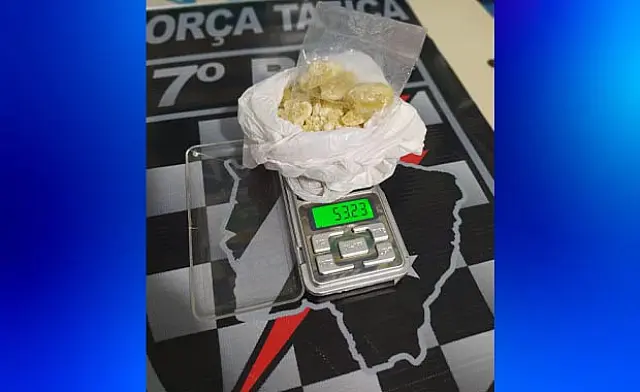 Jovem de 20 anos é preso por tráfico de drogas em Anastácio