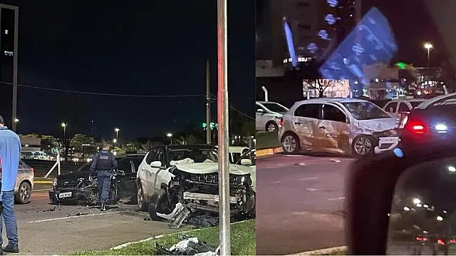 Bêbado, motorista causa acidente ao invadir preferencial em Campo Grande