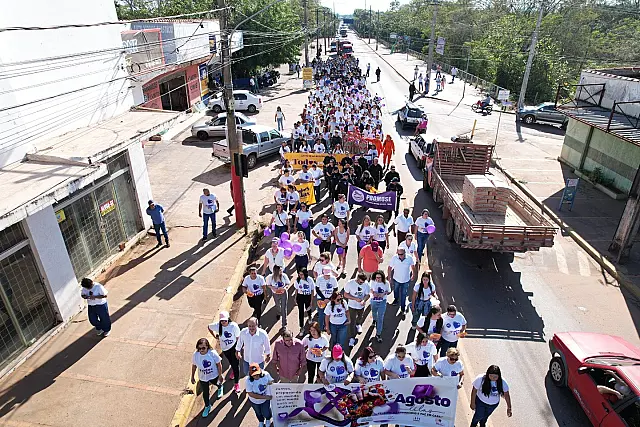 Anastácio inicia agosto lilás com 2ª Passeata da Paz contra feminicídios