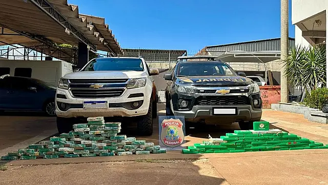 PF apreende mais de 130kg de cocaína em Brasilândia