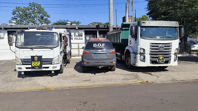 Polícia recupera veículos roubados após vigia ser rendido em Anastácio