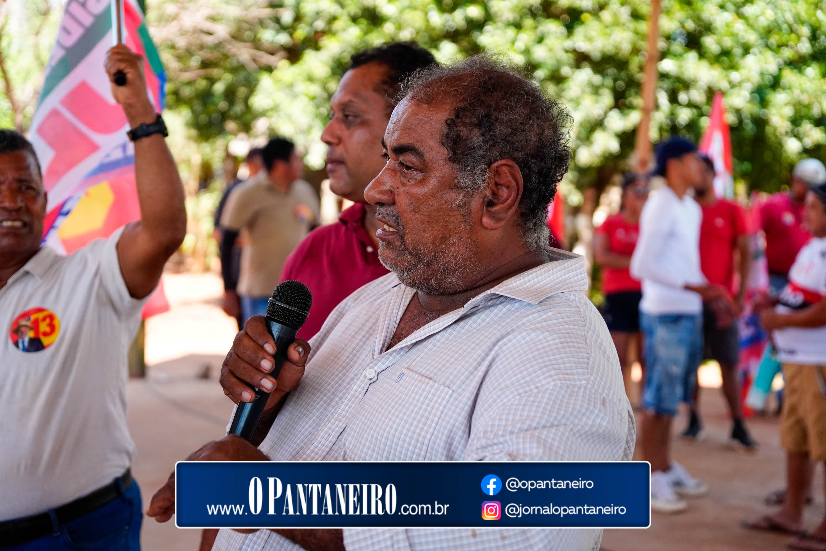 Carreata do Lula em Nioaque - Brejão e cidade O Pantaneiro