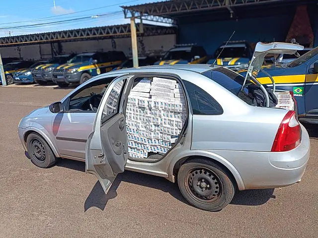 Motorista é preso com 15 mil maços de cigarro na BR-060