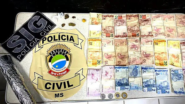Homem é preso por tráfico de drogas em Naviraí