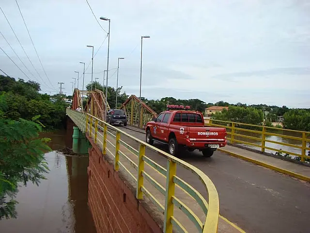 Com chuvas dos últimos dois dias, nível do Rio Aquidauana já atinge 6,54 metros