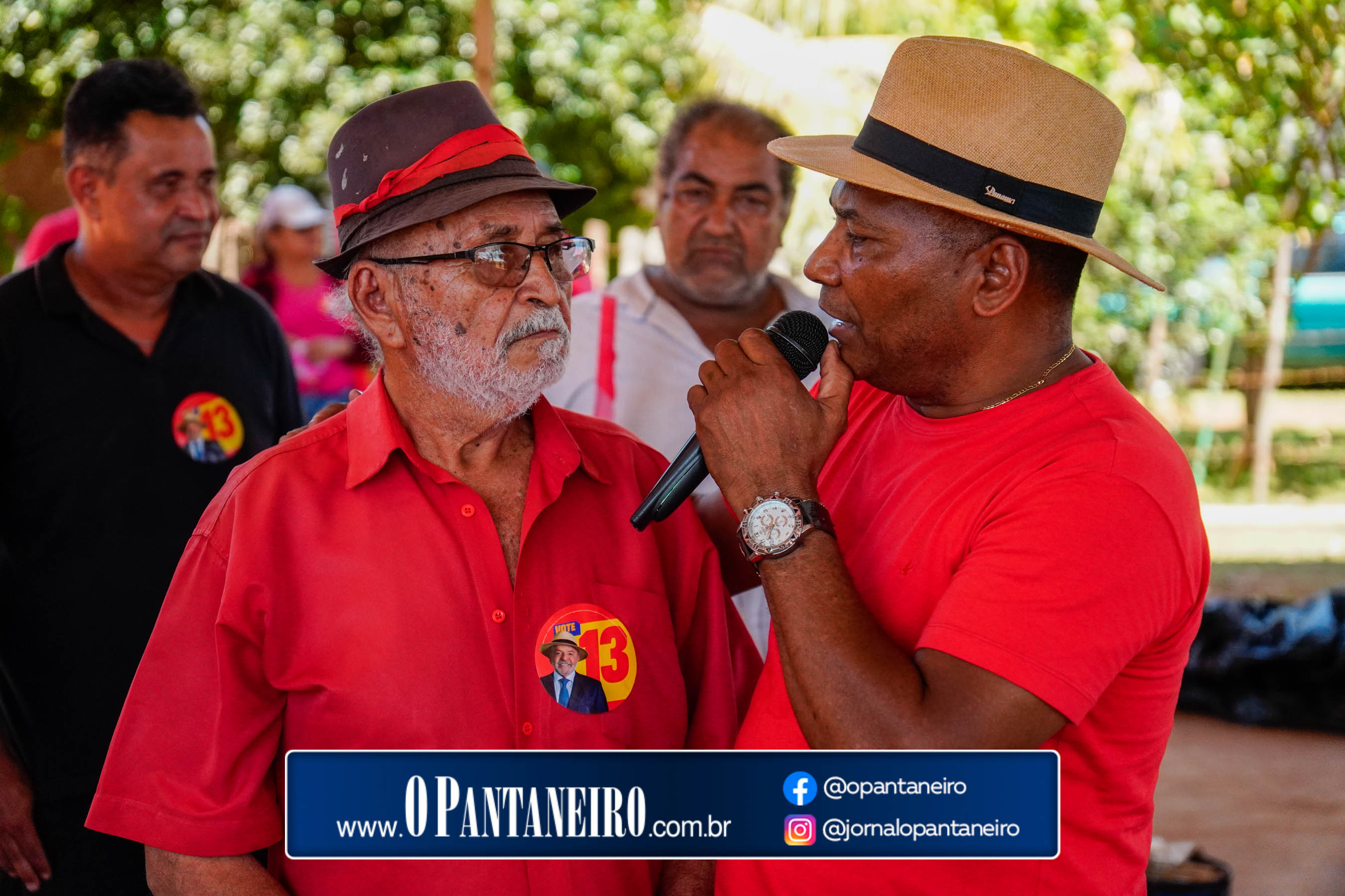 Carreata do Lula em Nioaque - Brejão e cidade O Pantaneiro