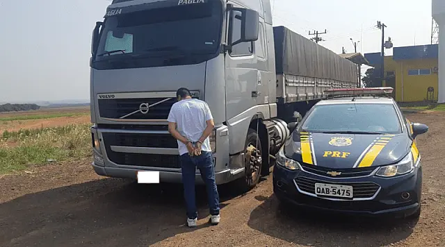 PRF prende homem pela segunda vez por roubo de veículo e sequestro