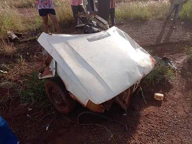 Ocupante de veículo morre em acidente no Capão Seco