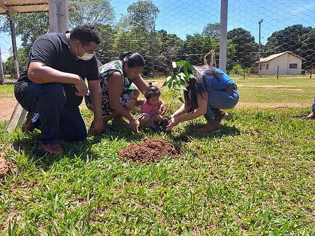 Aldeia Lagoinha recebe ação de educação ambiental