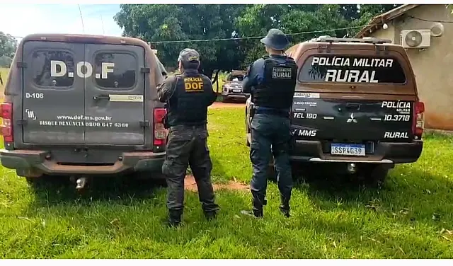 Polícia Militar recupera 34 cabeças de gado furtadas de fazenda em Maracaju