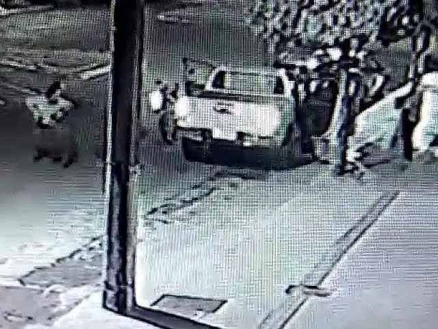 Câmeras flagram dupla atirando durante assalto a Nelsinho Trad