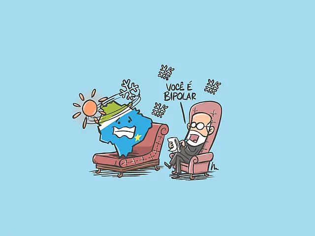 Quente, frio, quente...