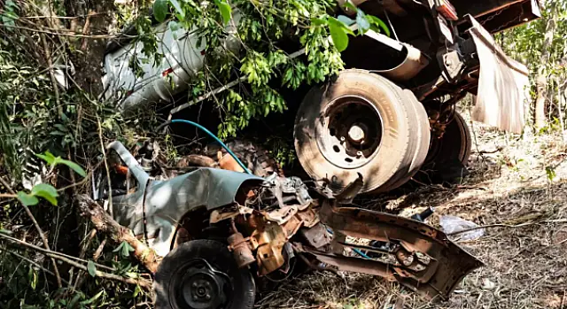 Motorista adolescente morre e passageira fica em estado grave em acidente na BR-262