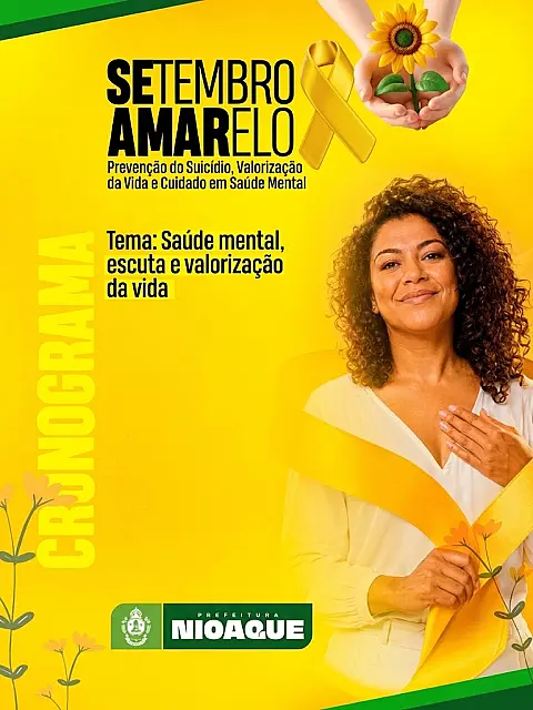 Nioaque inicia programação do Setembro Amarelo com ações de prevenção