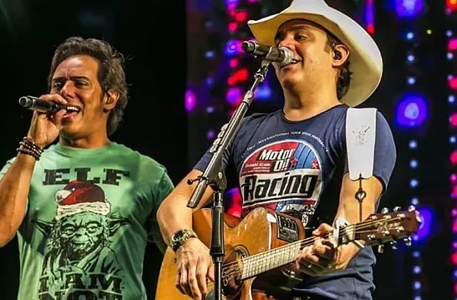 Exposição encerra com show de Guilherme e Santiago de graça