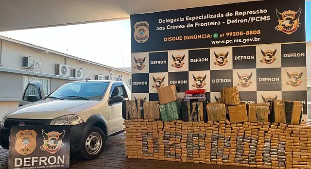 Polícia Civil apreende mais de 500 kg de maconha em Dourados