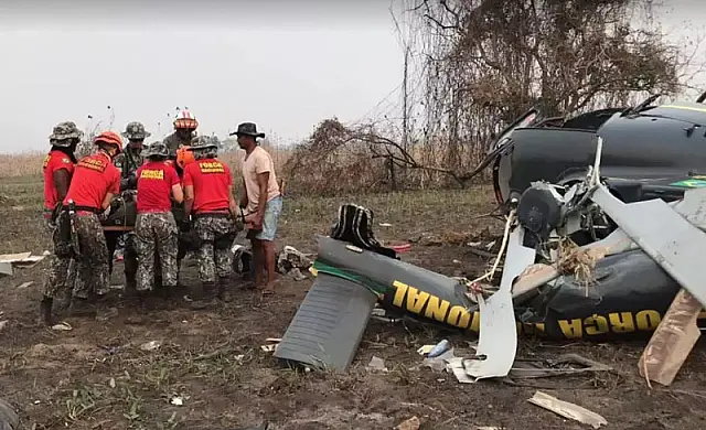 Helicóptero que decolou de Corumbá cai durante combate a fogo no Pantanal