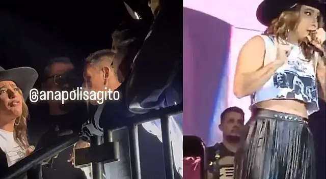 Lauana Prado e prefeito discutem nos bastidores em show da artista