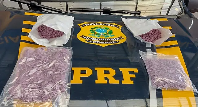 PRF apreende 10 mil comprimidos de anfetamina na Capital