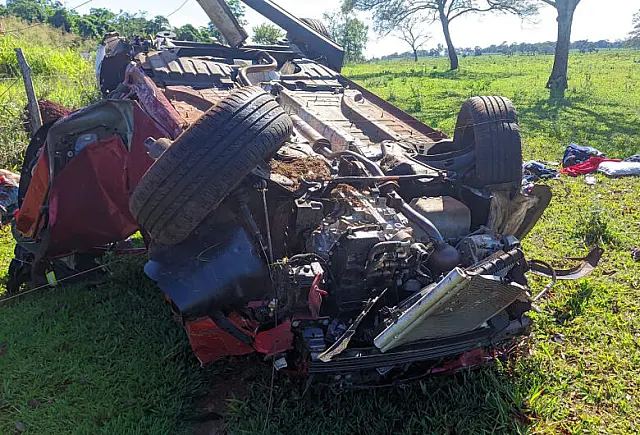 Terceira vítima de capotamento na rodovia MS-156 é identificada