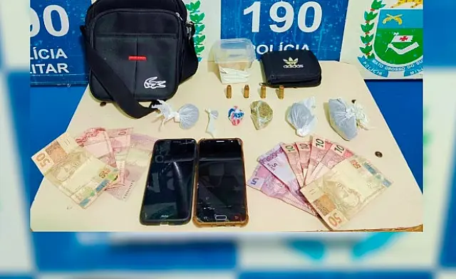 PM prende trio com drogas em Aquidauana