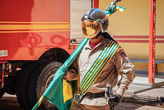 Mensagem do Comando do Corpo de Bombeiros de Aquidauana em 2 de julho