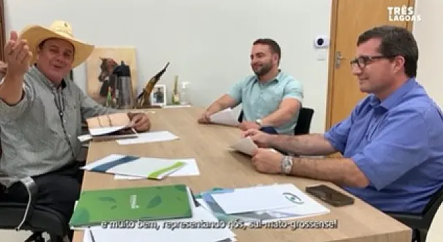 Mattogrosso se reúne com o prefeito e presidente da Câmara de Três Lagoas
