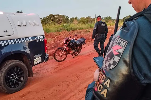 Moto furtada é recuperada e homem preso em Dois Irmãos do Buriti