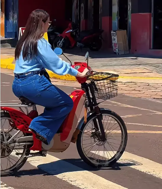 Uso de bicicletas elétricas em Anastácio motiva campanha por trânsito seguro