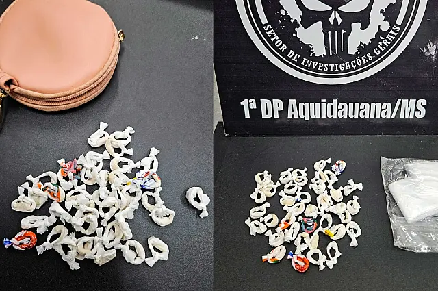Polícia Civil prende suspeita de tráfico de drogas e corrupção de menores em Aquidauana