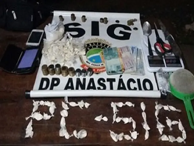 Traficante investiu R$ 30 mil em boca de fumo perto de escola em Anastácio