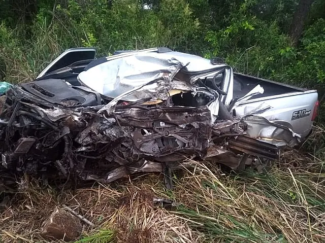 Motorista de S-10 morre em acidente com mais dois veículos na BR-276 em Bataguassu
