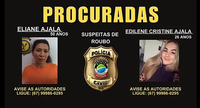 Polícia procura por mãe e filha investigadas por aplicar 'boa noite, Cinderela' em MS