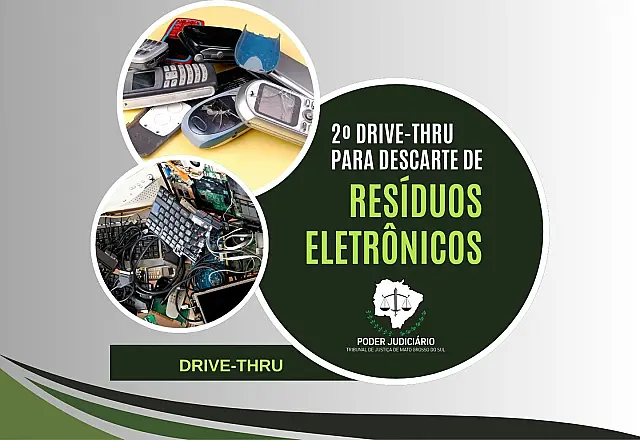 Após sucesso da 1ª edição, TJ realiza 2º Drive-Thru de lixo eletrônico