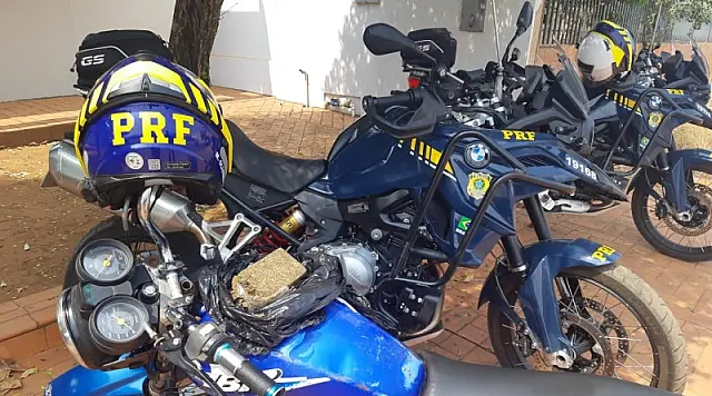 Adolescente é apreendido com maconha e moto adulterada na BR-163