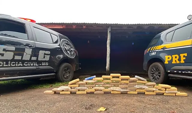 Polícia apreende 52 quilos de drogas na BR-262 em Corumbá